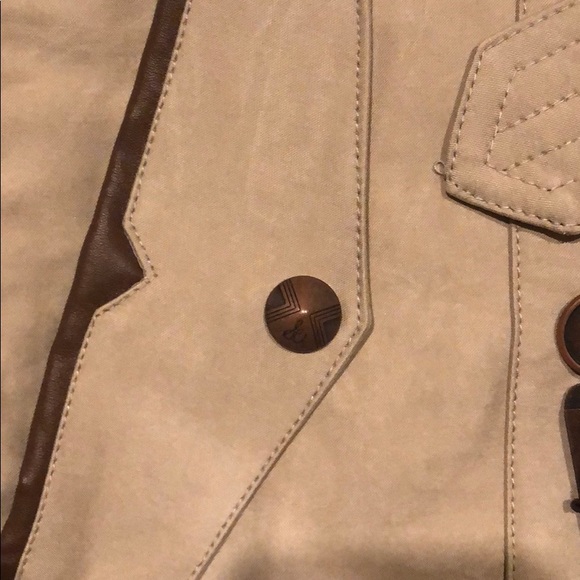 Sam Edelman szXS studded short trench in stone - Picture 8 of 11